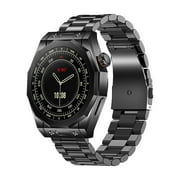 Hwkond Smart Watches Women, Smart Wearable Watch Multifunction HD Rectangular Screen Wireless Magnetic Charging NFC Access Control Motion Record IP68 Watertightness Bluetooth Function(Black)