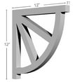 thumbnail image 2 of Ekena Millwork 1"W x 12"D x 12"H Wakefield Bracket, 2 of 5