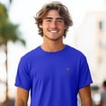 thumbnail image 3 of Dalix Espresso Martini Midweight Soft Tee Short Sleeve Cotton Shirt Summer Mens in Royal Blue 4XL XXXX-Large, 3 of 5