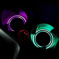 thumbnail image 3 of Posavasos para coche con luz LED de neón, posavasos recargable por USB, resistente al agua, accesorios interiores para coche, decoración para coche, 3 of 5