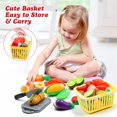 thumbnail image 4 of Juego de juguetes de cocina Pretend Play PEAINBOX con 32 artículos para niños, 4 of 8