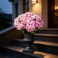 thumbnail image 6 of 1 Bundles Hydrangea Artificial Flowers for Outdoors and Indoor,UV Resistant Faux Hydrangea Flowers for Garden, Porch, Yard, Window Box & Outdoor Wedding Decoration, 6 of 6