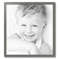 thumbnail image 2 of ArtToFrames 26" x 28" Muted Cold Silver Picture Frame, 26x28 inch Silver MDF Poster Frame (WOM-4682),  Pack, 2 of 7