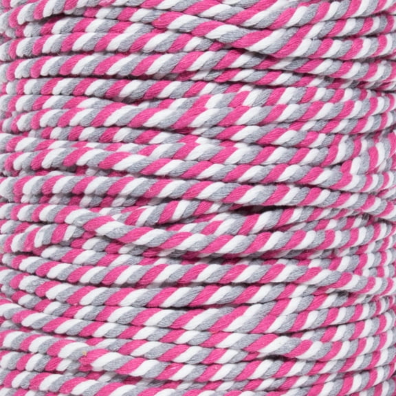 Super Soft 3 Strand Twisted Cotton Rope - Multiple Colors to Choose from in Various Diameters and Lengths