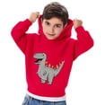 thumbnail image 3 of Sudadera con capucha para bebé, niño y niña, sudadera informal con estampado para bebé, regalo para niña, blusa, 3 of 5