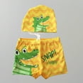 thumbnail image 3 of RUTAYY Toddler Boys Cartoon Printed Swim Trunks Kids Boys Bathing Suit Swimsuit Beach Pool Boho Swimwear Beachwear, 5-6 Years, 3 of 3