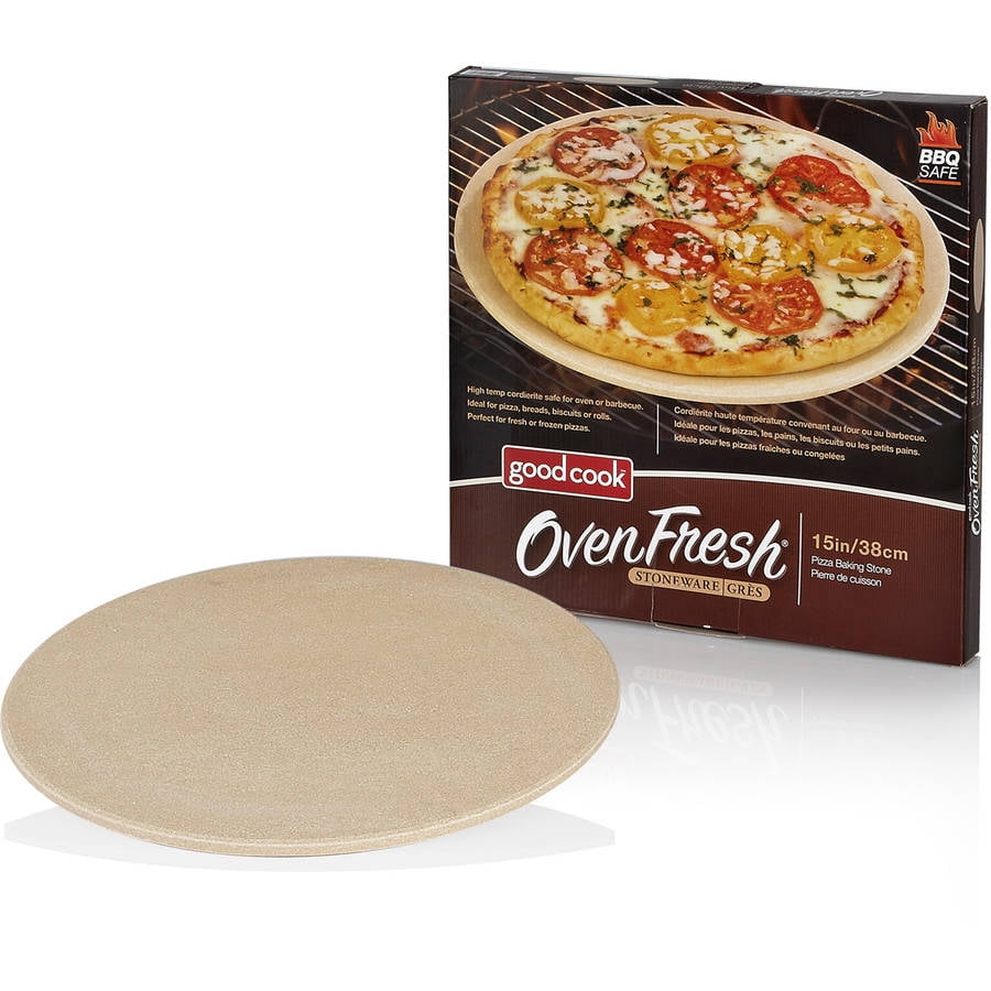 Good Cook OvenFresh StoNeware BBQ Grill and Oven Pizza Stone, 14.75" by Bradshaw International