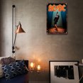 thumbnail image 2 of Placa Metal Vintage Orquesta ACDC Pared Pintura Hierro Rectangular 20x30cm, 2 of 9