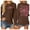 Khaki, variant on Zhanying Canada Sweatshirt Women Letter Printed Graphic Pullover Hoodies Shirts Relaxed Fit Long Sleeve Fall Tops Sweaters 2025 Trendy Clothes