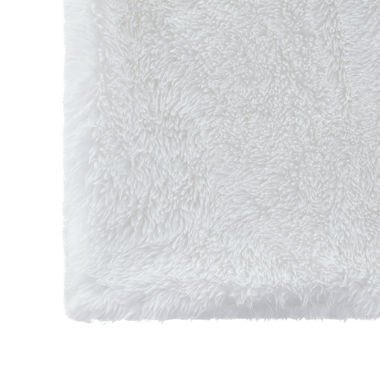 White faux fur throw matalan new arrivals
