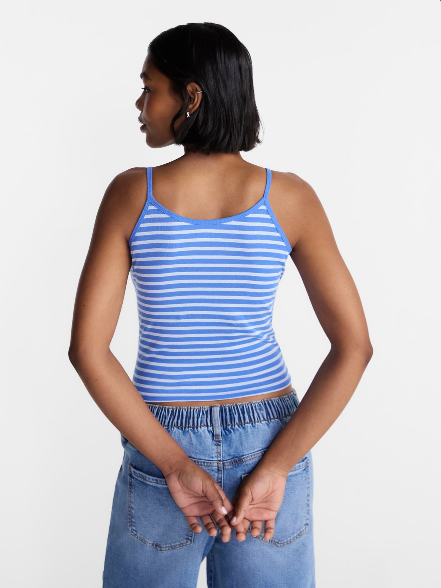 No Boundaries Scoop Neck Cami Top, Women's XXS-XXL