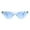blue, variant on Womens Snug Classic Vintage Goth Cat Eye Sunglasses Blue