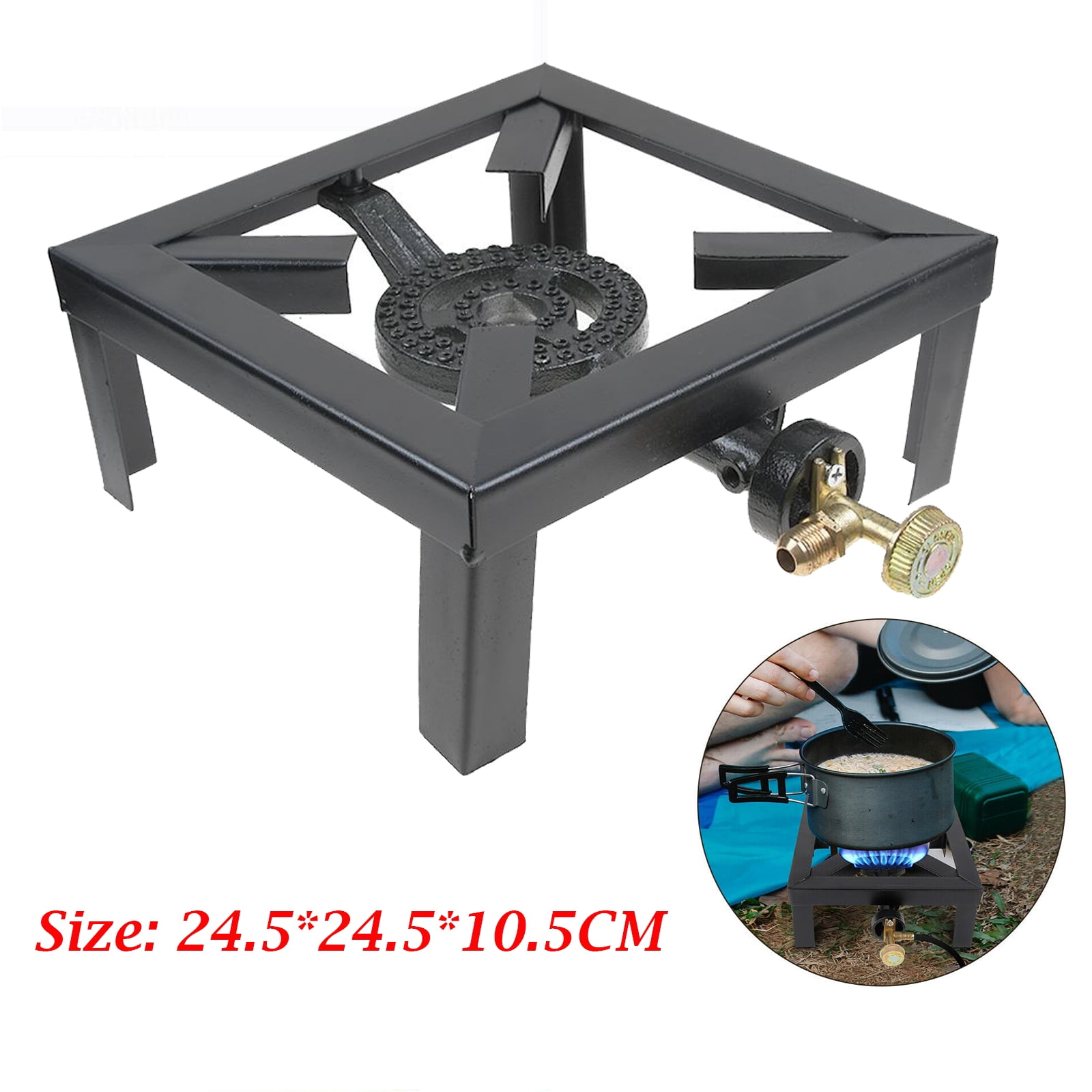 LPG Gas Stove Cast Iron Cooker for Camping Catering Restaurant Gas Burner Home 