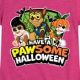 thumbnail image 3 of Paw Patrol - Have A Pawsome Halloween - Toddler And Youth Girls Short Sleeve Graphic T-Shirt, 3 of 6
