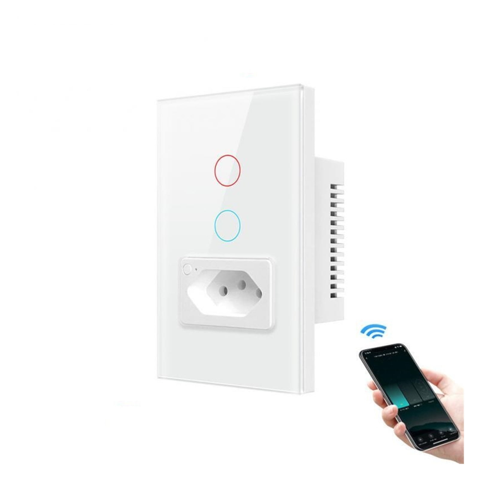 Tuya Zigbee Smart SwitchSocket 16A Glass Panel APP Control Works with Home ,Trusted and Reliable