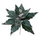 thumbnail image 3 of Flor de Pascua navideña con purpurina de 28 cm para colgar en el árbol de Navidad, decoración falsa para el hogar, 3 of 5