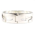 thumbnail image 3 of Pre-Owned GUCCI Vintage Heavy Bracelet, 925 Silver, Tom Ford Era, G Logo, Made in... (Good), 3 of 8