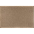 thumbnail image 3 of CAMILSON Easy Jute Rug Indoor Outdoor Farmhouse Area Rugs Checkered-Natural 2x3, 3 of 7