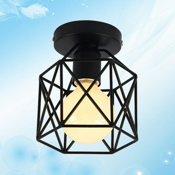 WHAMVOX Creative Iron Ceiling Light Industrial Ceiling Light Fixture Aisle Corridor Lamp Light (With Light Blub)