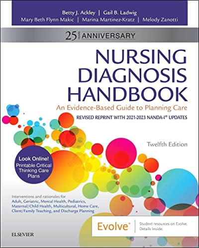 Pre-Owned Nursing Diagnosis Handbook, 12th Edition Revised Reprint with 2021-2023 Nanda-I(r) Updates (Paperback) 0323879888 9780323879880