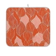 thumbnail image 2 of Iauyy Dish Drying Mat for Kitchen Counter, Super Absorbent & Hanging 16x18 / 18x24 Inch (S/M) Outlined Large-leaf Pattern, 2 of 8