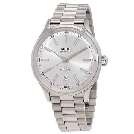Mido Multifort Patrimony Powerwind Automatic Silver Dial Men's Watch M0404071103100
