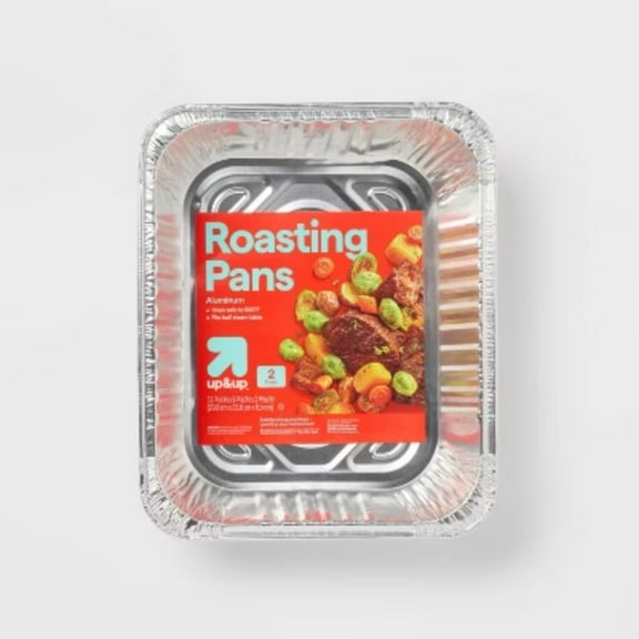 Aluminum Roasting Pan - 2ct
