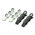 Pen+Gear Bag Clips, Black and White, 12pk, Heavy Duty