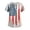 Beige, variant on SDJMa 4th of July Women short-sleeve Shirt Independence Day Crew-Neck T-Shirt Commemoration day patriotic American Flag Crop for Women