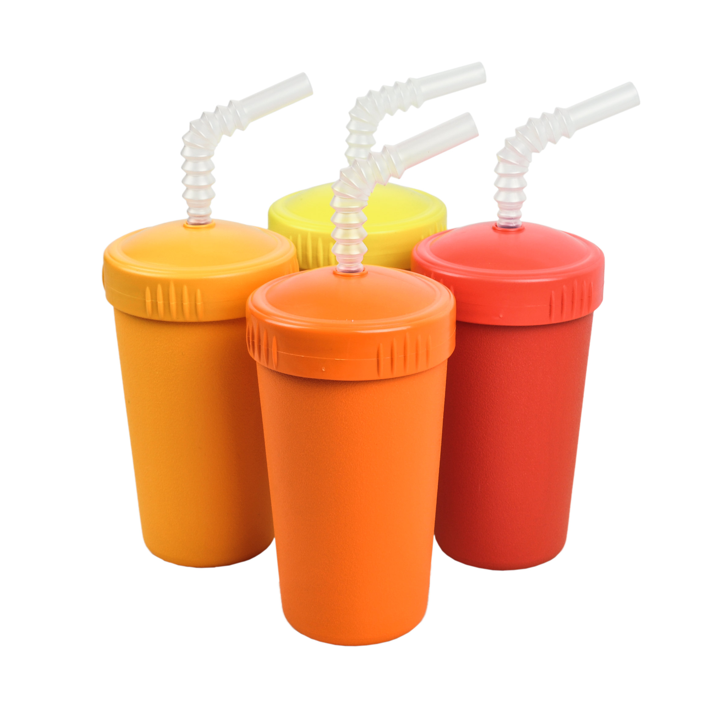 RePlay Made in The USA 4pk Straw Cups with Reversable Reusable Straw