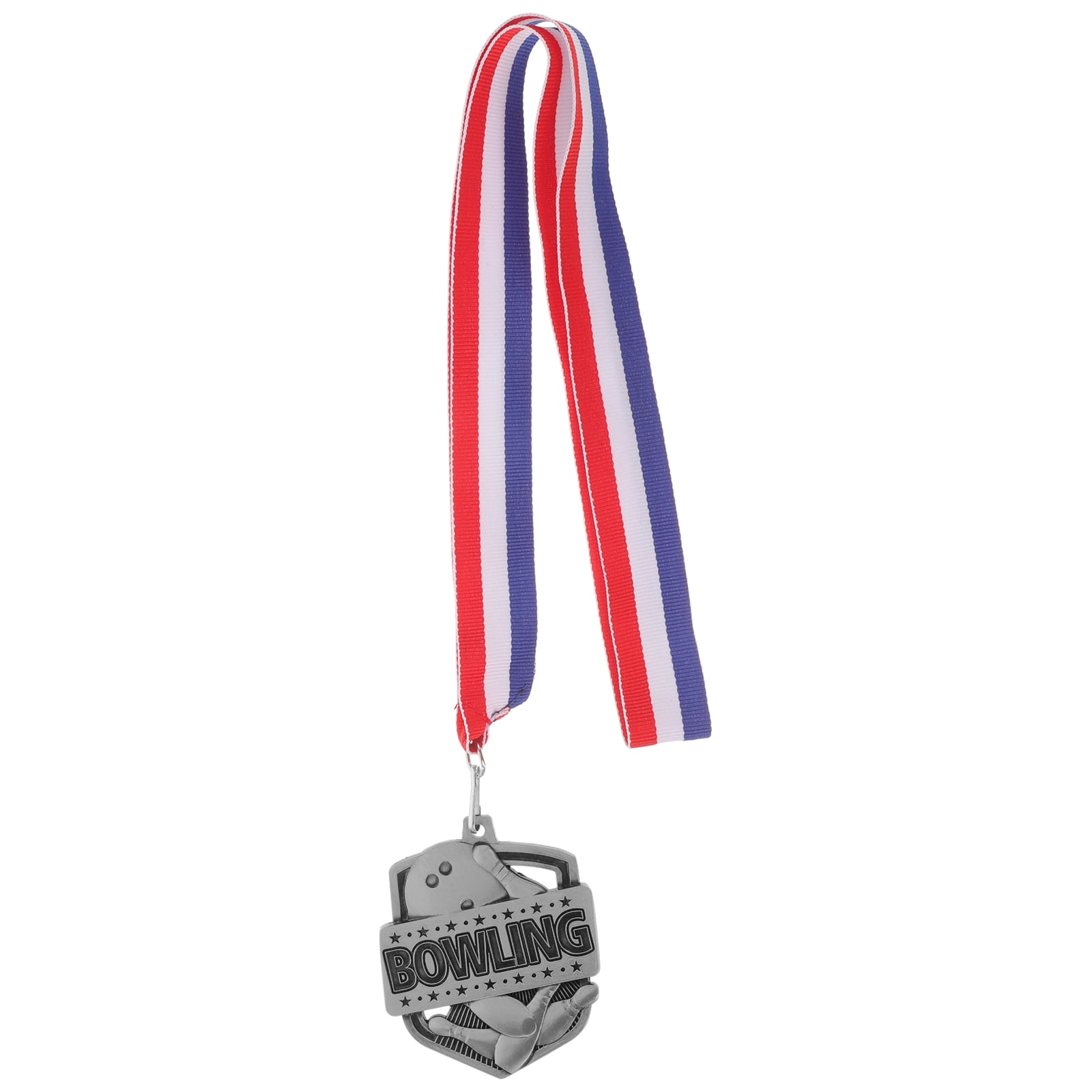 DRAFIDEEP Bowling Medal Antique Tin with Ribbon Sports Award