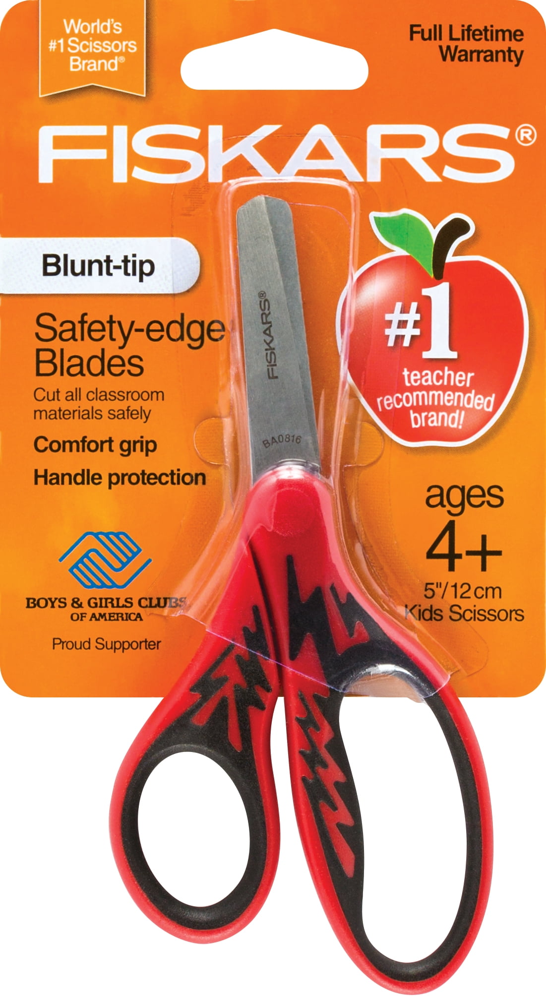 5 Inch Blunt-tip Kid Scissors Red 1 