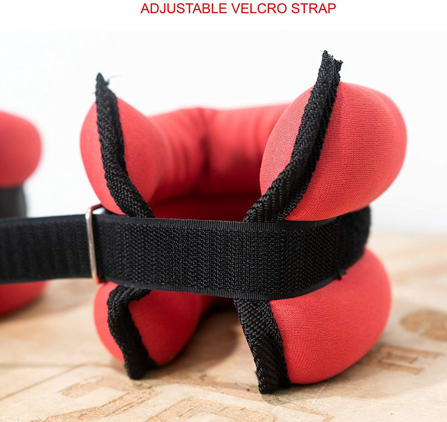 Valor Fitness Ankle or Wrist Weights -3 lb Each -Pair - Adjustable Velcro Straps - Home Gym Workout - EA-11