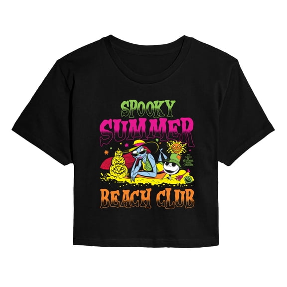 The Nightmare Before Christmas - Summer Beach Club Cropped Graphic T-Shirt