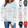 thumbnail image 3 of Womens Halloween Tops Cute Ghost Printed Long Sleeve Crew Neck Fashion Casual Loose Fall Pullover Top Black XXXL, 3 of 7