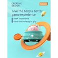 thumbnail image 5 of Dual Tone Pull-String Bath Toy with Swimming, Rowing, and Flying Saucer Pig Features, 5 of 5