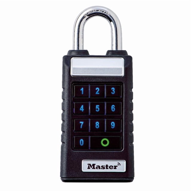 Candado Bluetooth Master Lock ProSeries de metal de 13,8 cm de alto x 4,3 cm de ancho x 6,2 cm de la