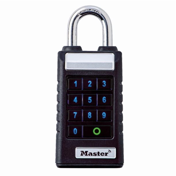 Candado Bluetooth Master Lock ProSeries de metal de 13,8 cm de alto x 4,3 cm de ancho x 6,2 cm de la