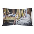 thumbnail image 1 of Caroline's Treasures JMK1137PW1216 Pélicans Coussin Décoratif en Toile, 1 of 3