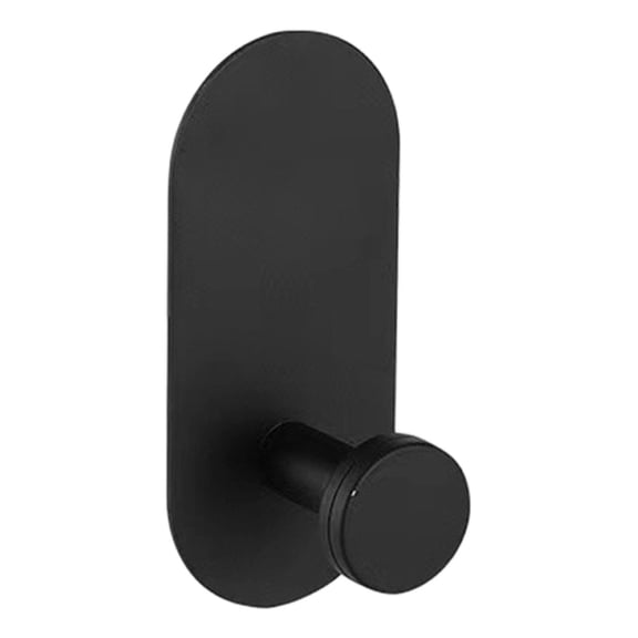 Matte Adhesive Towel Hooks, Ongmies Stainless Steel and Zinc Alloy Heavy Duty Wall Hanger for Bathroom Kitchen Closet Cabinet Door