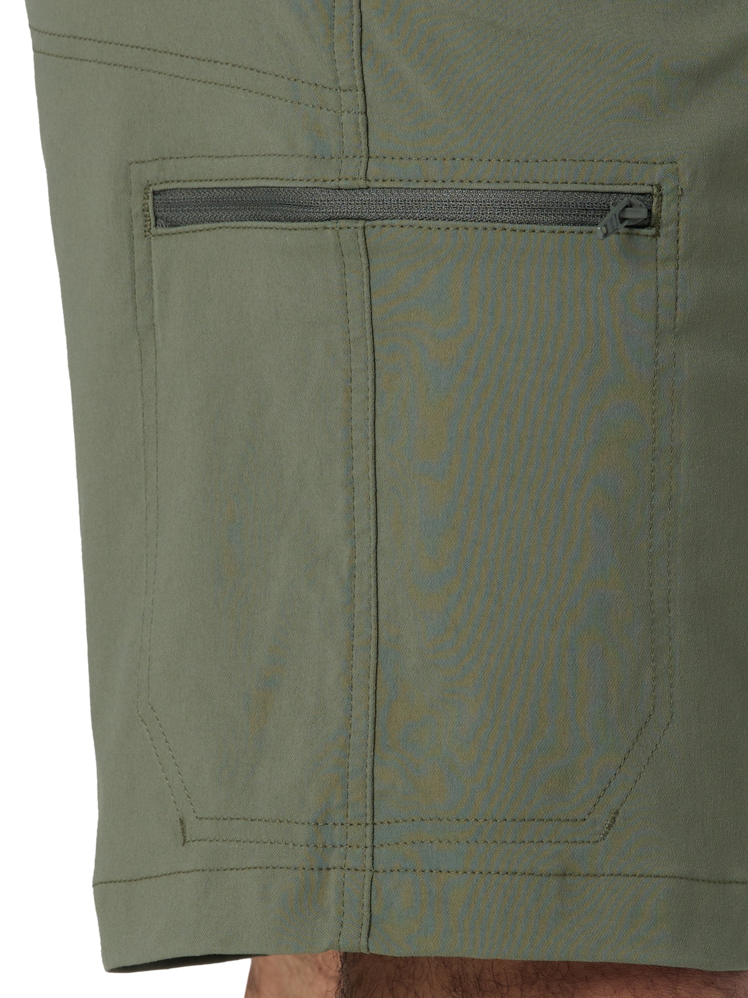 Wrangler Men's & Big Men's Performance Zip Cargo Shorts with UPF 50, Sizes 30-48