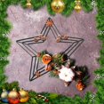 thumbnail image 2 of Corona De Alambre De Navidad Marco De Corona En Forma De Estrella 12 Pulgadas Marco Floral De Alambre Verde Oscuro Marco De Metal Del Día De San Valentín Decoración Para El Hogar Boda Navidad Año Nuevo (3 Piezas) esquí esquí Gafas de esquí, 2 of 5