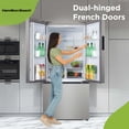 thumbnail image 6 of Hamilton Beach 17.7 cu. ft. Frost-Free French Door Refrigerator, Platinum HZ0771, 6 of 20