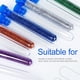 thumbnail image 5 of 50 tubos de ensayo desechables con tapones azules, material de laboratorio (tubos de ensayo de plástico)., 5 of 7
