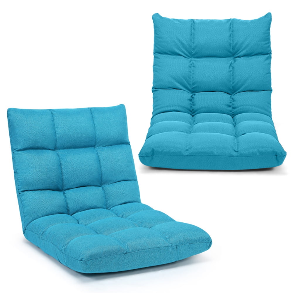 Finihen Folding Lazy Sofa Chair, 14-Position Adjustable Folding Lazy Gaming Sofa, for Living Room, Bedroom, for Gaming, Reading, Light Blue Finihen Folding Lazy Sofa Chair, 14-Position Adjustable Folding Lazy Gaming Sofa, for Living Room, Bedroom, for Gaming, Reading, Light Blue