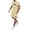 Beige, variant on KKBOTIVE Men's 2pc Outfit Set Solid Color Round Neck Shorts Sleeve Tracksuit 2 Piece Summer Suits Adults, Beige Size: L