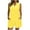 Yellow, variant on lmcalzta Summer Outfits for Women Sleeveless V-Neck Tank Top Wide Leg Shorts with Pockets 2 Piece Sets