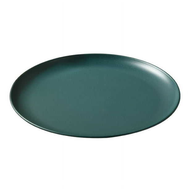 Platos de acero inoxidable 18/8 de 6 piezas, platos de cena de Metal 304 para niños pequeños, servicio de alimentación de 8 pulgadas reutilizable y apto para lavavajillas