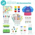 thumbnail image 5 of JOYOOSS Kids Double-Sided Wooden Art Easel with 98+ Accessories, 5 of 7
