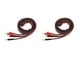 thumbnail image 1 of Cable de sonido para de 2 piezas con conectores tipo banana chapados en oro y conductores sin , 6,6 pies yotijar Cable de audio para altavoz, 1 of 8